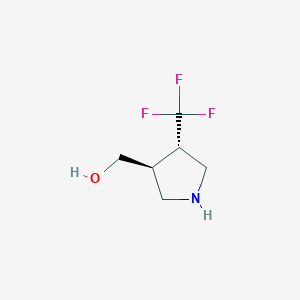 [(3S,4S)-4-(trifluoromethyl)pyrrolidin-3-yl]methanol