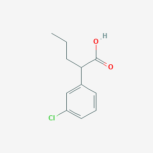 molecular formula C11H13ClO2 B2522309 2-(3-氯苯基)戊酸 CAS No. 1226181-74-3