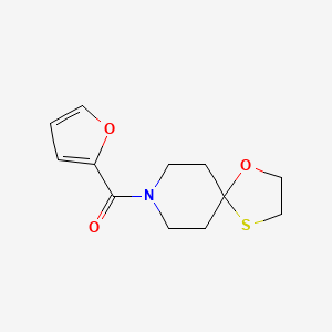Furan-2-yl(1-oxa-4-thia-8-azaspiro[4.5]decan-8-yl)methanone