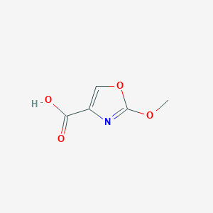 molecular formula C5H5NO4 B2522337 2-Methoxy-1,3-oxazole-4-carboxylic acid CAS No. 1532757-97-3