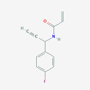 N-[1-(4-Fluorophenyl)prop-2-ynyl]prop-2-enamide