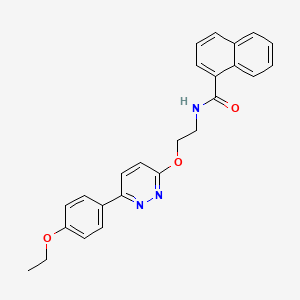 N-(2-((6-(4-ethoxyphenyl)pyridazin-3-yl)oxy)ethyl)-1-naphthamide