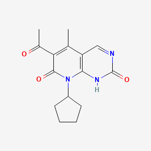 molecular formula C15H17N3O3 B2522379 Unii-hwx4G49JE4 CAS No. 2172256-78-7