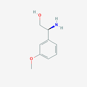 molecular formula C9H13NO2 B2522383 (S)-2-Amino-2-(3-methoxyphenyl)ethanol CAS No. 1213016-49-9