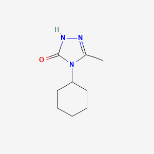 4-cyclohexyl-3-methyl-4,5-dihydro-1H-1,2,4-triazol-5-one