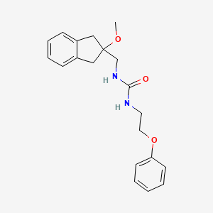 molecular formula C20H24N2O3 B2522429 1-((2-甲氧基-2,3-二氢-1H-茚-2-基)甲基)-3-(2-苯氧基乙基)脲 CAS No. 2034262-42-3