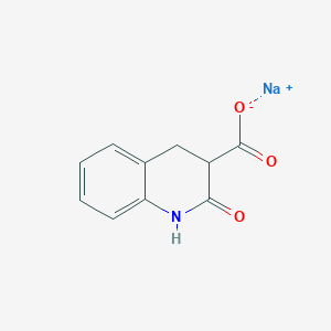 molecular formula C10H8NNaO3 B2522479 2-氧代-1,2,3,4-四氢喹啉-3-羧酸钠 CAS No. 2228326-13-2