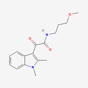 2-(1,2-dimethyl-1H-indol-3-yl)-N-(3-methoxypropyl)-2-oxoacetamide