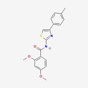 (E)-2,4-dimethoxy-N-(4-(p-tolyl)thiazol-2(3H)-ylidene)benzamide