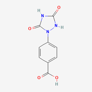 4-(3,5-Dioxo-1,2,4-triazolidin-1-yl)benzoic acid