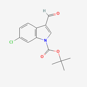 tert-butyl 6-chloro-3-formyl-1H-indole-1-carboxylate