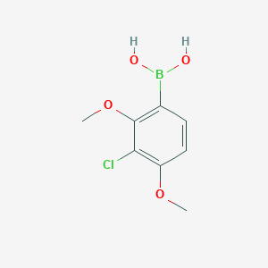 molecular formula C8H10BClO4 B2522582 Ácido (3-cloro-2,4-dimetoxi fenil)borónico CAS No. 750585-61-6