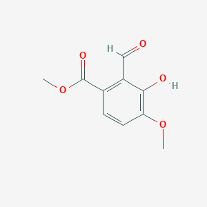 molecular formula C10H10O5 B2522585 2-甲酰基-3-羟基-4-甲氧基苯甲酸甲酯 CAS No. 2169621-86-5