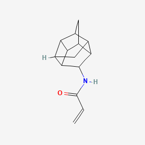 molecular formula C14H17NO B2522601 N-(8-Pentacyclo[5.4.0.02,6.03,10.05,9]undecanyl)prop-2-enamide CAS No. 2305537-57-7