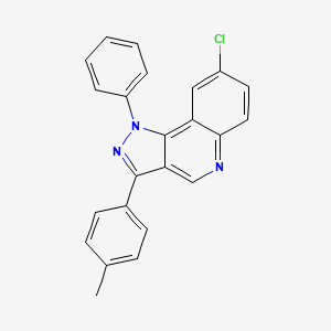 8-chloro-3-(4-methylphenyl)-1-phenyl-1H-pyrazolo[4,3-c]quinoline