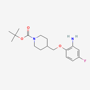 tert-Butyl 4-((2-amino-4-fluorophenoxy)methyl)piperidine-1-carboxylate