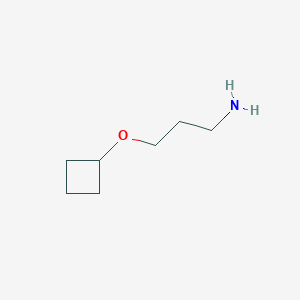 molecular formula C7H15NO B2522669 3-环丁氧基丙胺 CAS No. 1247690-28-3