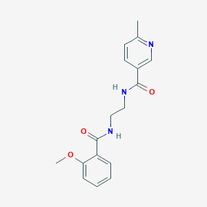 molecular formula C17H19N3O3 B252267 N-[2-(2-Methoxy-benzoylamino)-ethyl]-6-methyl-nicotinamide 