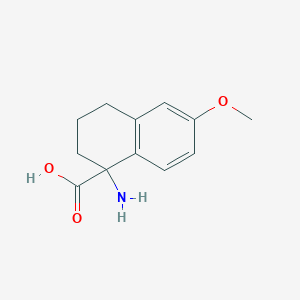 1-Amino-6-methoxy-1,2,3,4-tetrahydronaphthalene-1-carboxylic acid