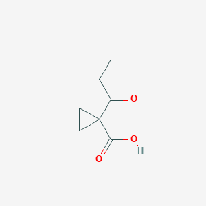 1-Propanoylcyclopropane-1-carboxylic acid