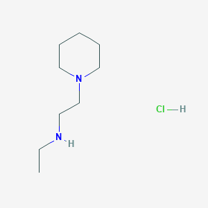 B2522697 ethyl[2-(piperidin-1-yl)ethyl]amine hydrochloride CAS No. 1269394-01-5; 32776-21-9