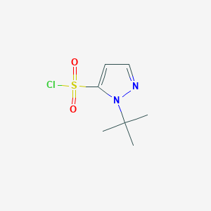 molecular formula C7H11ClN2O2S B2522742 1-(叔丁基)-1H-吡唑-5-磺酰氯 CAS No. 2171793-94-3