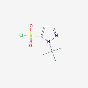 molecular formula C7H11ClN2O2S B2522742 1-(tert-Butyl)-1H-pyrazole-5-sulfonyl chloride CAS No. 2171793-94-3