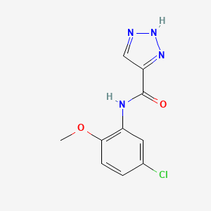 N-(5-chloro-2-methoxyphenyl)-1H-1,2,3-triazole-5-carboxamide