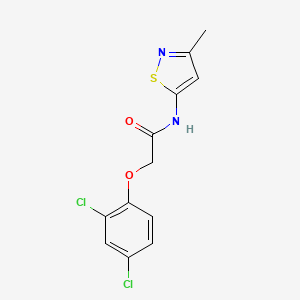 molecular formula C12H10Cl2N2O2S B2522747 2-(2,4-dichlorophenoxy)-N-(3-methylisothiazol-5-yl)acetamide CAS No. 1207045-93-9