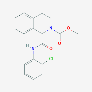 methyl 1-((2-chlorophenyl)carbamoyl)-3,4-dihydroisoquinoline-2(1H)-carboxylate