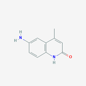 molecular formula C10H10N2O B2522763 6-amino-4-methylquinolin-2(1H)-one CAS No. 90914-95-7