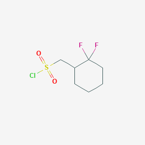 (2,2-Difluorocyclohexyl)methanesulfonyl chloride