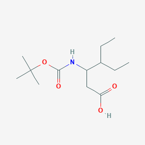 3-tert-Butoxycarbonylamino-4-ethyl-hexanoic acid