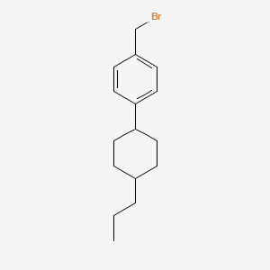 molecular formula C16H23Br B2522816 1-(Bromomethyl)-4-(4-propylcyclohexyl)benzene CAS No. 151105-68-9