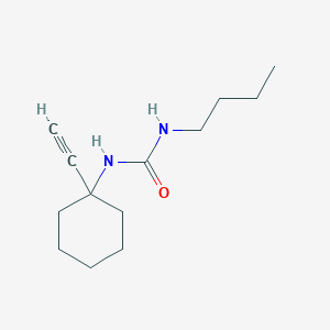 molecular formula C13H22N2O B2522831 3-丁基-1-(1-乙炔基环己基)脲 CAS No. 92107-11-4