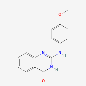 2-(4-methoxyanilino)-1H-quinazolin-4-one