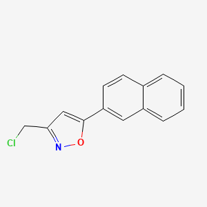 3-(Chloromethyl)-5-(2-naphthalenyl)isoxazole