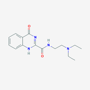molecular formula C15H20N4O2 B252288 N-[2-(diethylamino)ethyl]-4-oxo-1H-quinazoline-2-carboxamide 