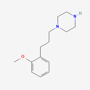 molecular formula C14H22N2O B2522883 1-[3-(2-Methoxyphenyl)propyl]piperazine CAS No. 59214-22-1