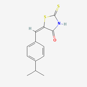 (5E)-5-(4-isopropylbenzylidene)-2-mercapto-1,3-thiazol-4(5H)-one