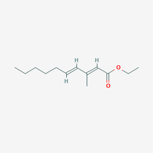 molecular formula C13H22O2 B2522919 ethyl (2E,4E)-3-methyldeca-2,4-dienoate CAS No. 176702-57-1