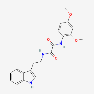 N1-(2-(1H-indol-3-yl)ethyl)-N2-(2,4-dimethoxyphenyl)oxalamide
