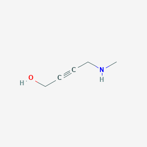 molecular formula C5H9NO B2522939 4-(Methylamino)but-2-YN-1-OL CAS No. 118264-47-4