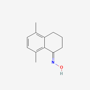 molecular formula C12H15NO B2522973 N-[(1E)-5,8-二甲基-1,2,3,4-四氢萘-1-亚基]羟胺 CAS No. 1429381-81-6