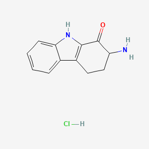 2-Amino-2,3,4,9-tetrahydrocarbazol-1-one;hydrochloride