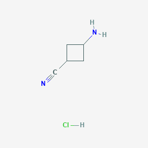 3-Aminocyclobutane-1-carbonitrile hydrochloride