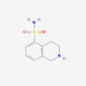 molecular formula C9H12N2O2S B2522998 1,2,3,4-Tetrahydroisoquinoline-5-sulfonamide CAS No. 1153247-92-7