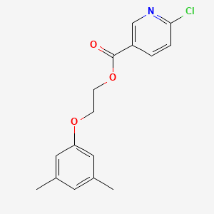 2-(3,5-Dimethylphenoxy)ethyl 6-chloropyridine-3-carboxylate