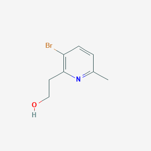molecular formula C8H10BrNO B2523115 2-(3-Bromo-6-methylpyridin-2-yl)ethanol CAS No. 2309464-09-1