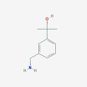 molecular formula C10H15NO B2523134 2-[3-(Aminomethyl)phenyl]propan-2-ol CAS No. 1021871-68-0
